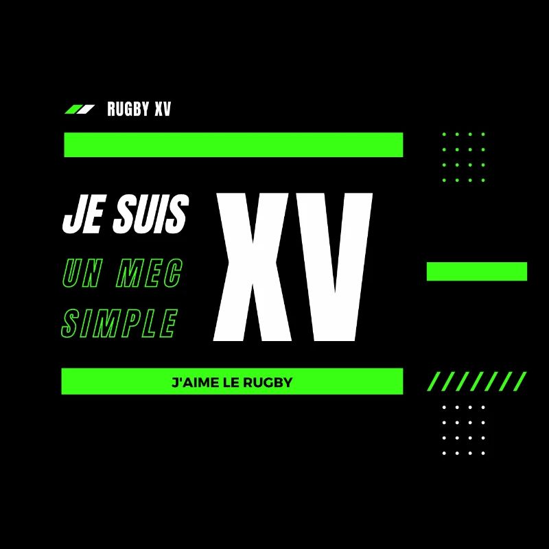 Rugby XV Je suis un mec simple