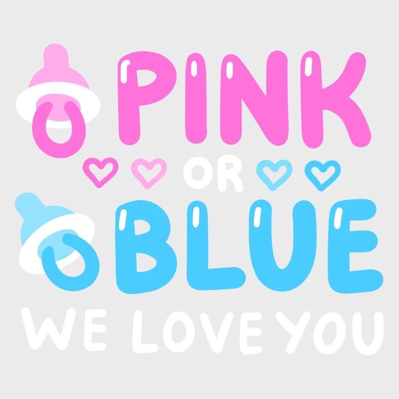 Gender Reveal Party Pink oder Blau