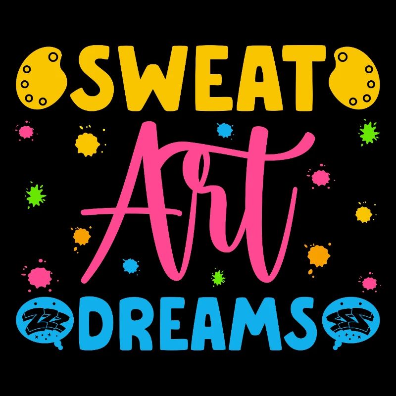 Artiste, peintre, graphisme, sueur, art, rêves, expression.