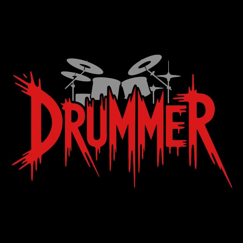 Lettrage graffiti du batteur