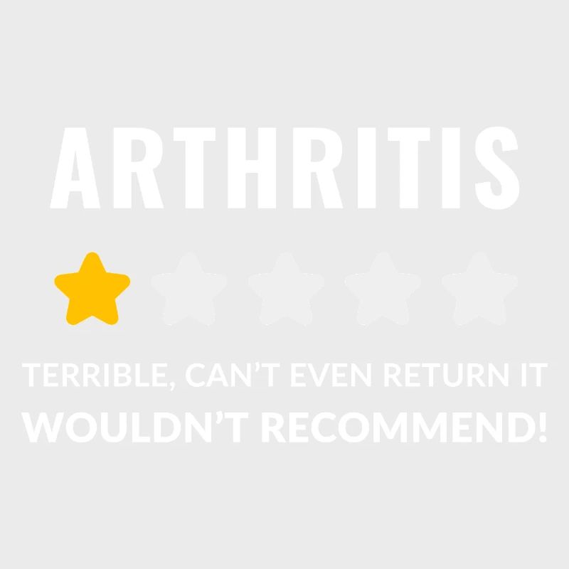 Bold Arthritis Awareness Typography Design