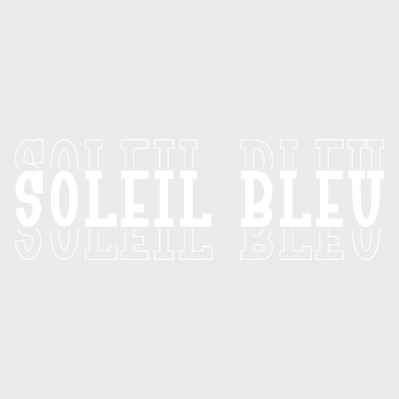 Soleil Bleu Typographique