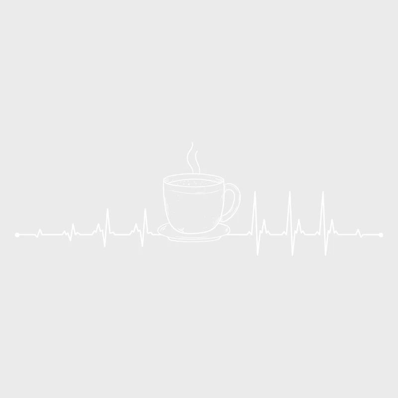 Kaffee-Pulse-Becher-Kunstwerk