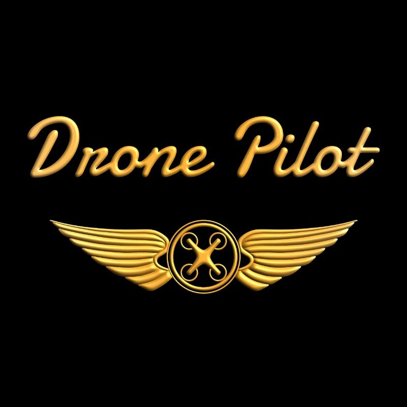 Drone Pilot Badge Quadcopter