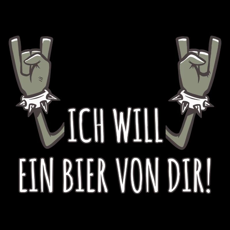 Pommesgabel Spruch Ich Will Ein Bier Von Dir