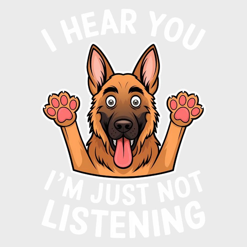 Deutscher Schäferhund Spruch Schäferhund Geschenk