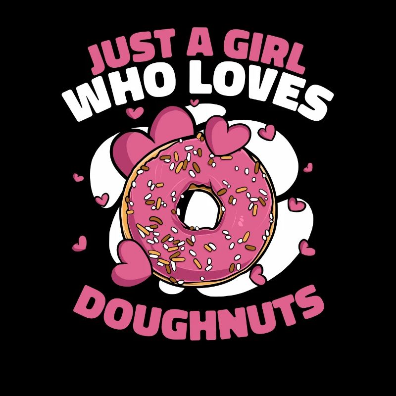 Mädchen, Das Donuts liebt Donuts Maker Glasiert