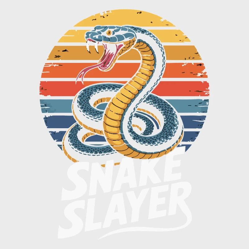 Snake hunter – Retro Schlange Design