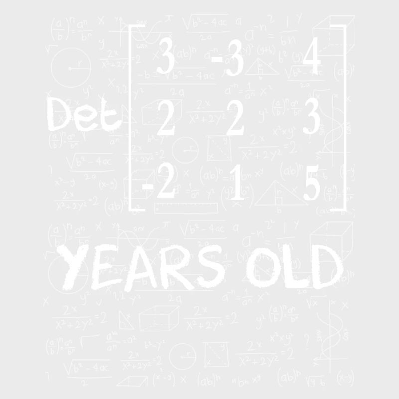 93rd birthday 93 years matrix determinant