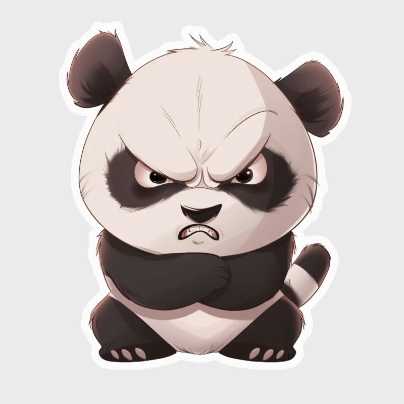 Mignon bébé panda panda cassé