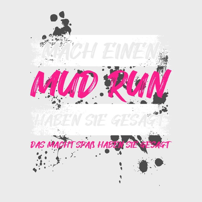 Mach einen Mud run Schlammlauf Mud Run Muddy Race
