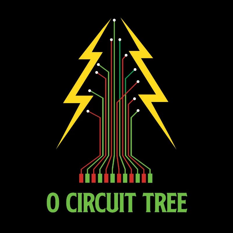 O Circuit Tree Christmas Electrical Engineer
