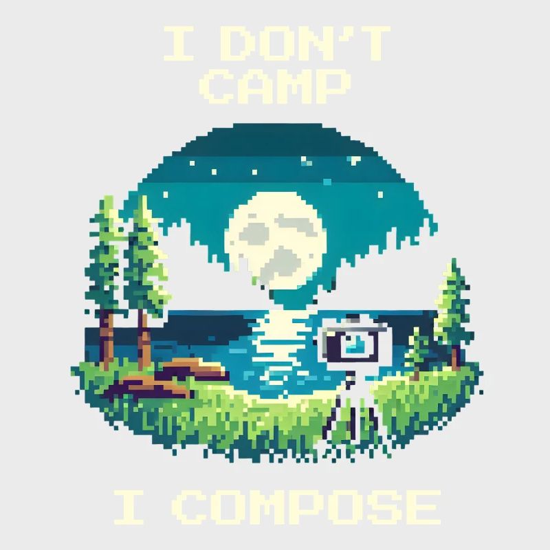 Je ne campe pas, je compose | Composition