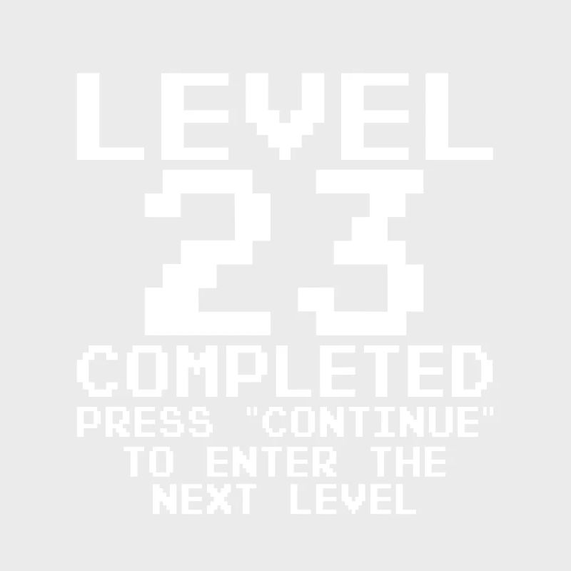 Level 23 Completed Pixel Badge