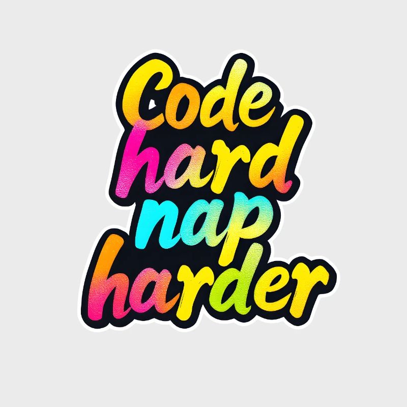 Code Hard Nap Harder Funny Programmer Tee