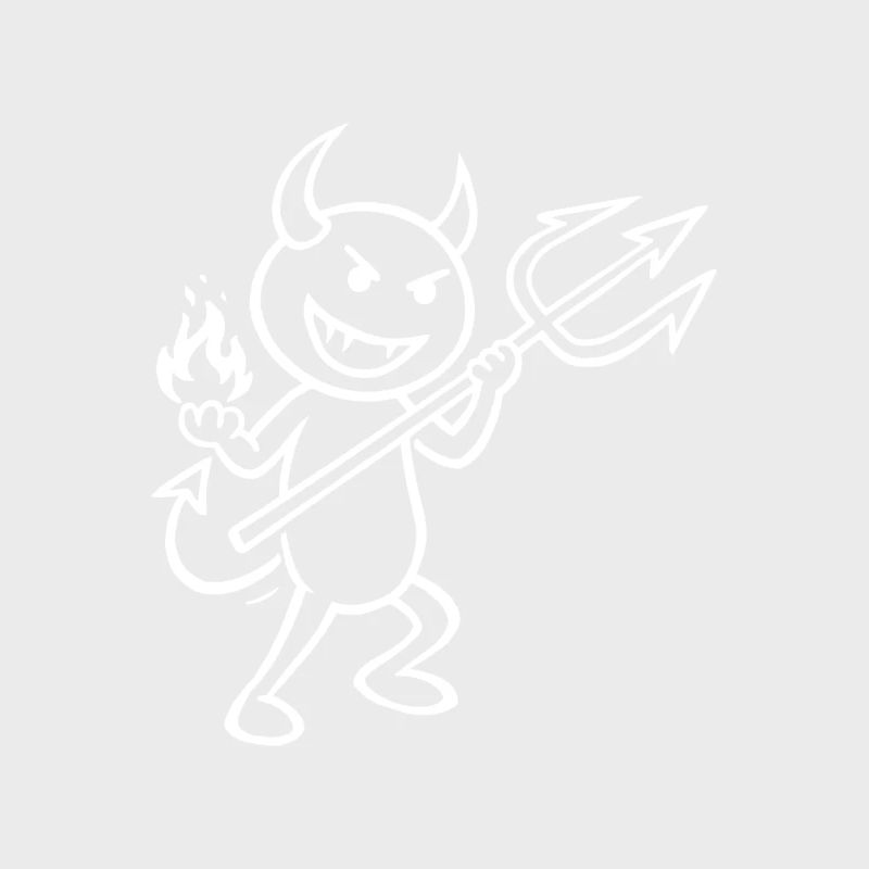 Devilish Flames - Devil with Flames