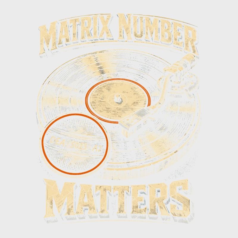 Le numéro de la matrice des disques vinyles de collection de vinyles compte
