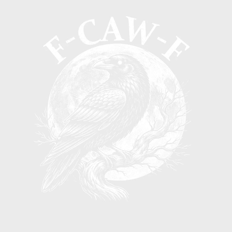 FCawF Grumpy Crow Sarcasm Bird Pun Humor