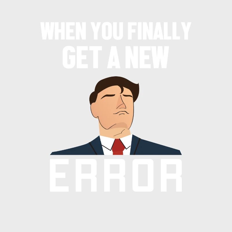 Get a New Error Softwareentwickler Developer