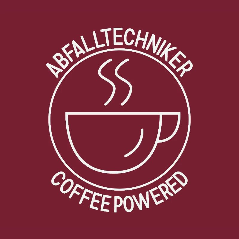 Abfalltechniker Coffee Powered