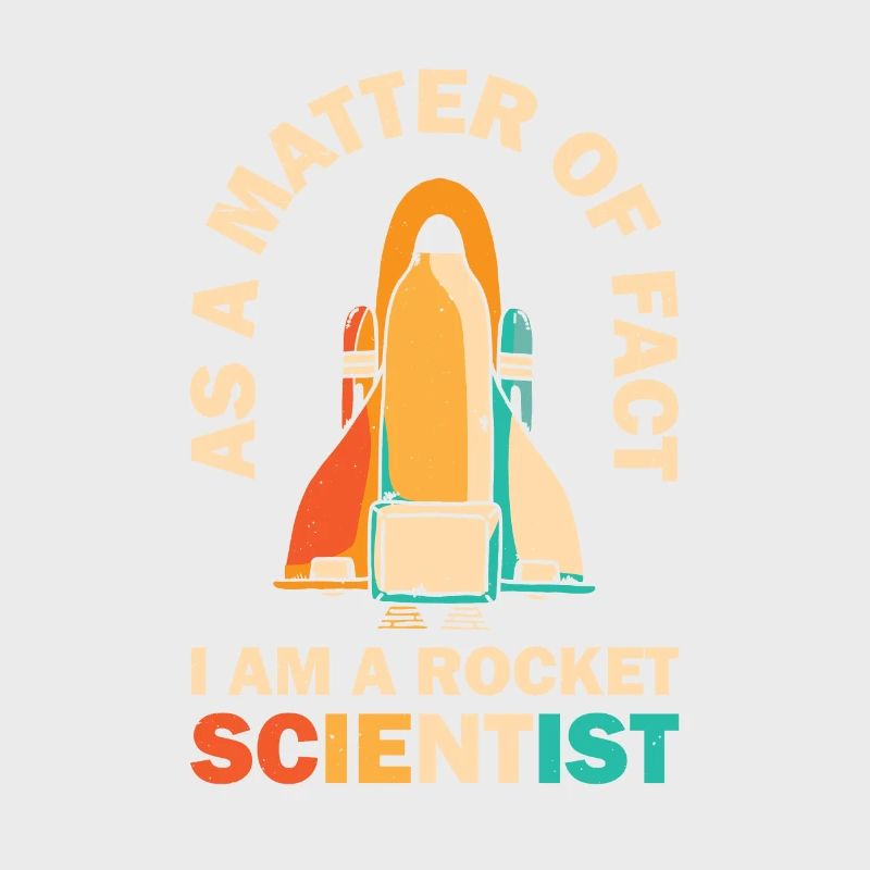 Rétro Rocket Scientist Spaceman Navette spatiale