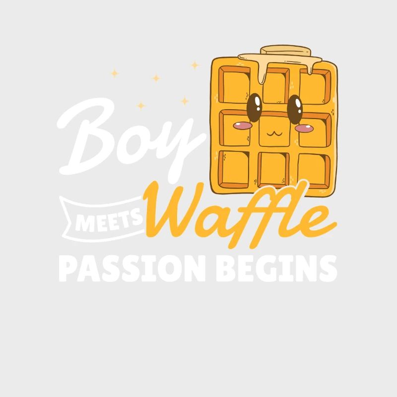 Waffeln Junge Geschenk Boy Waffle Passion Begins