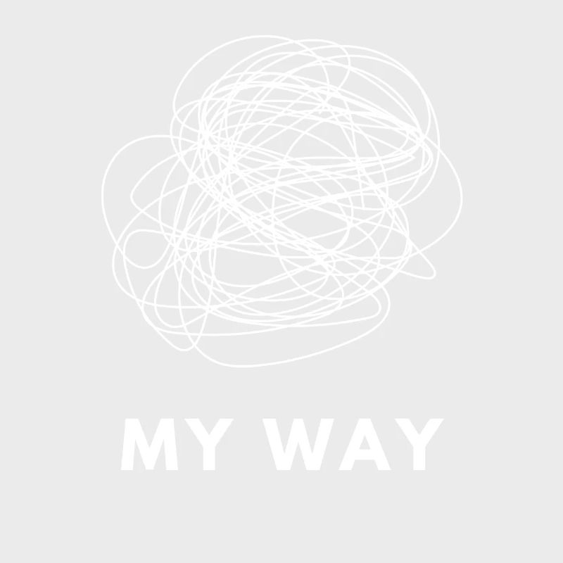 My Way Chaotic Mind Overthinker Statement Tee