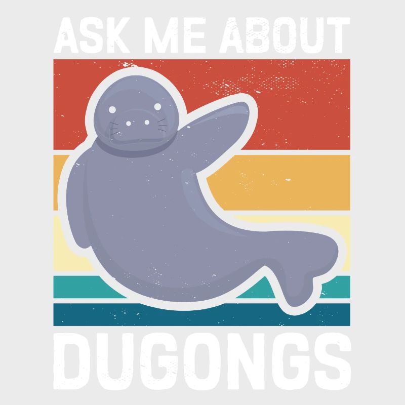 Dugong Forktail Manatee Pig Gift