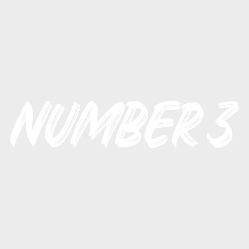 Number 3 - drei - dritter - dritte - 3 - Nummer 3