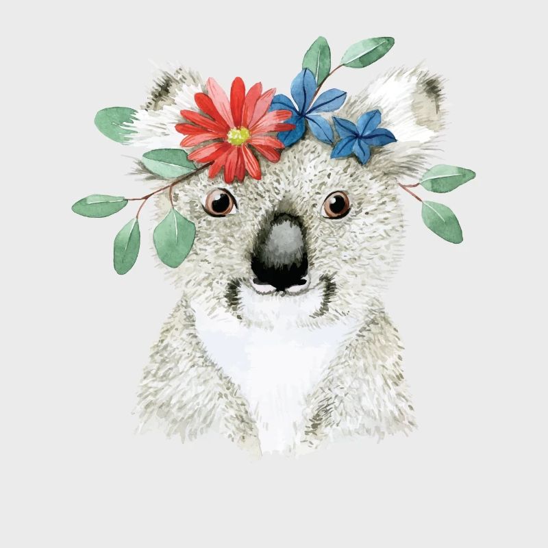 Koalabear Phascolarctos Cinereus Eucalyptus Lover