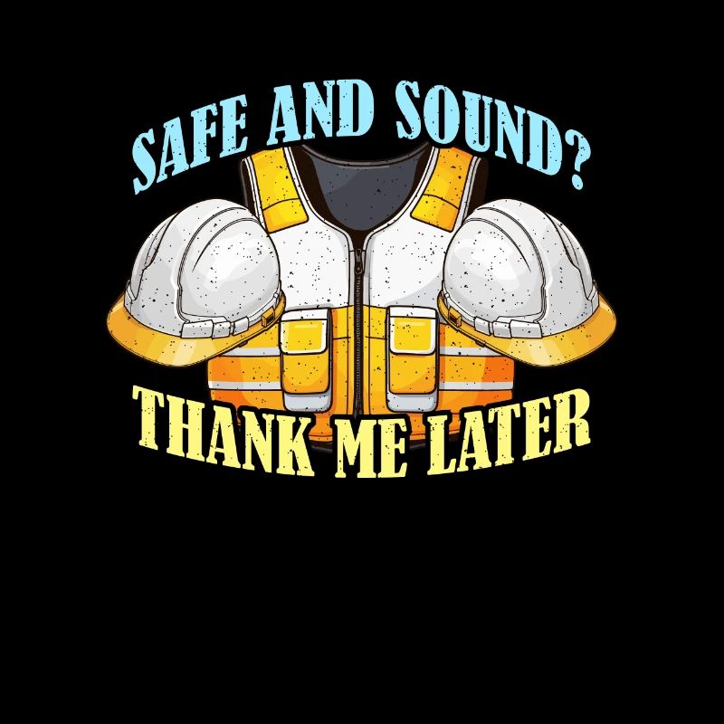 Agent de sécurité sain et sauf Merci Responsable de la sécurité