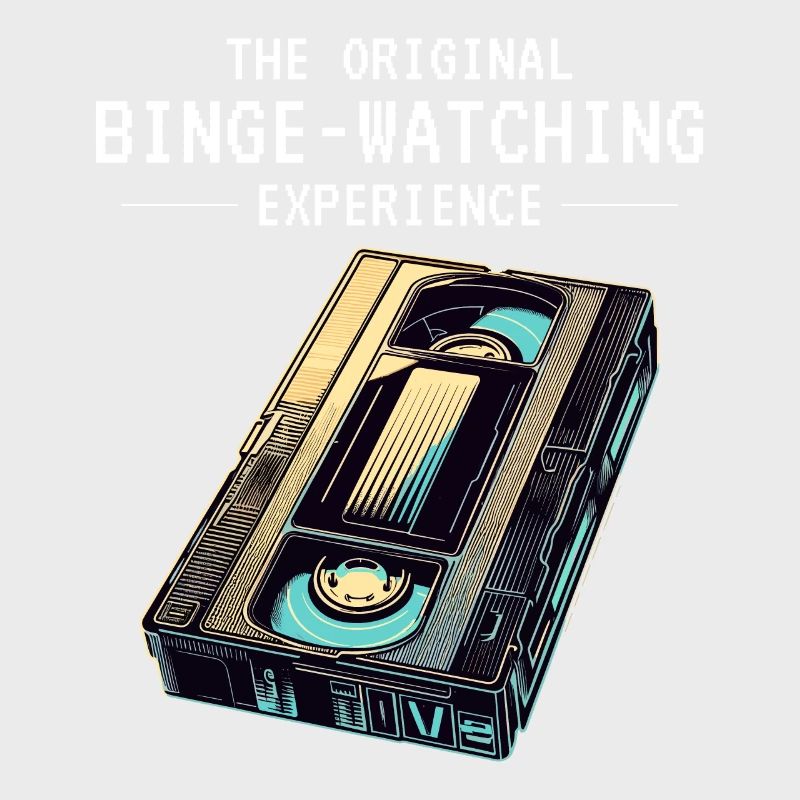 Retro VHS Kassette Nostalgisches 80er Jahre Binge-Watching