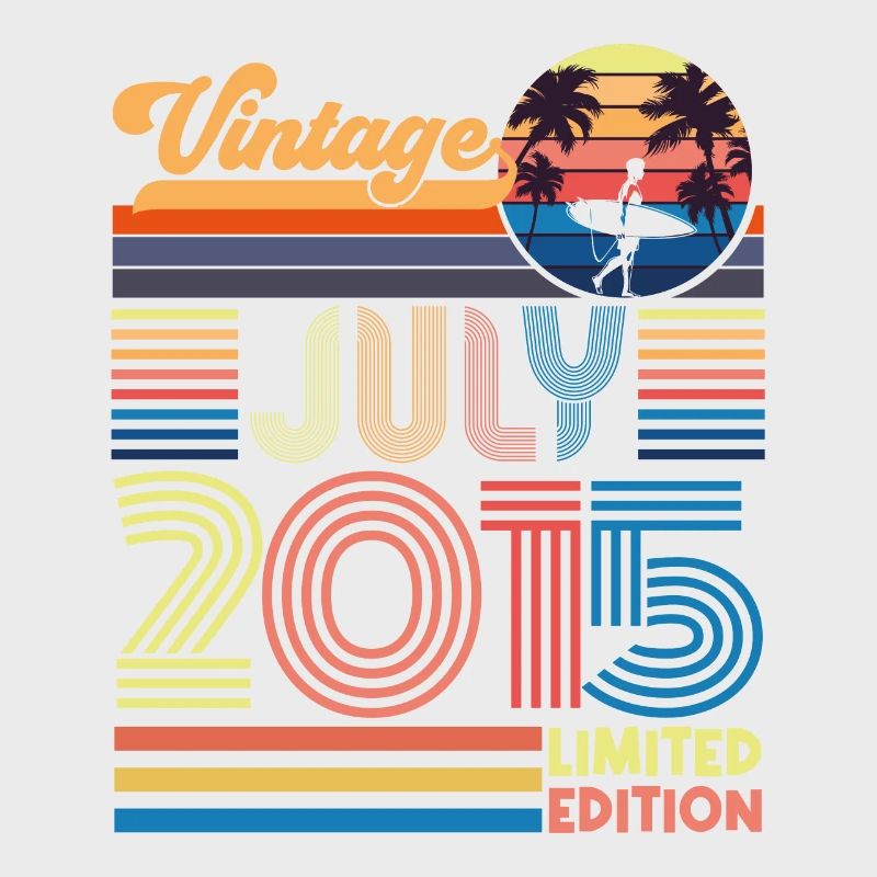 Geburtstag Juli 2015. Geschenk Juli 2015.