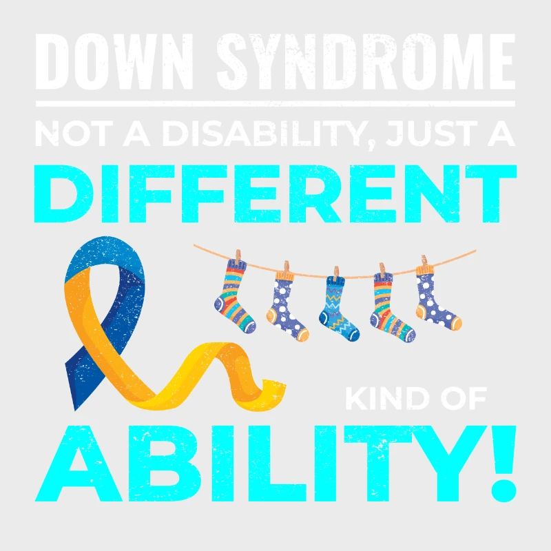 Down Syndrome Awareness Different Ability