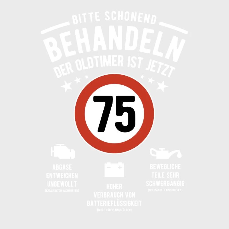 Oldtimer schonend behandeln - 75. Geburtstag