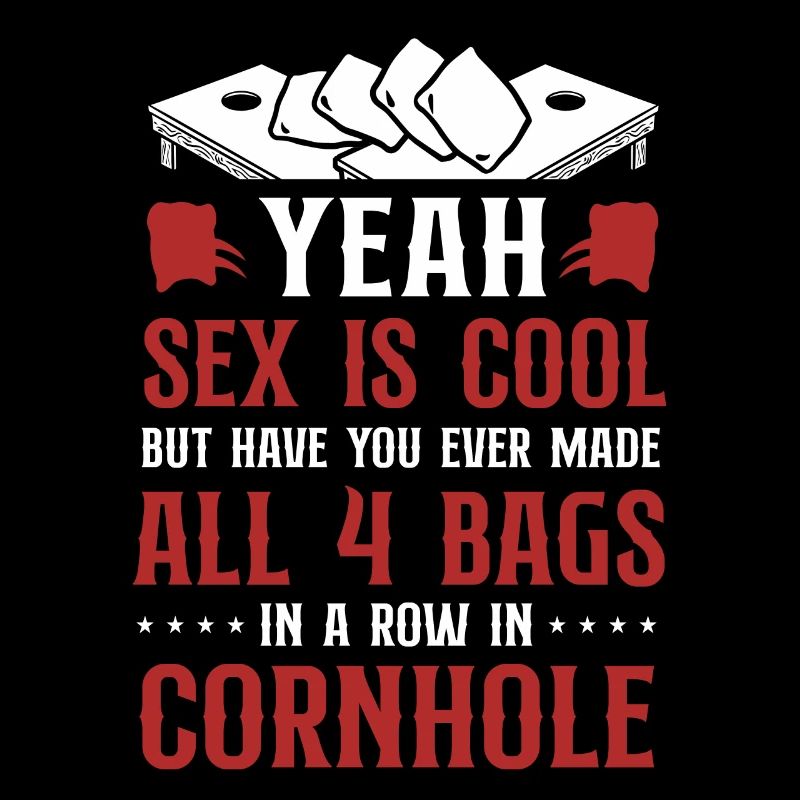Joueur de sac de haricots de l’équipe Cornhole