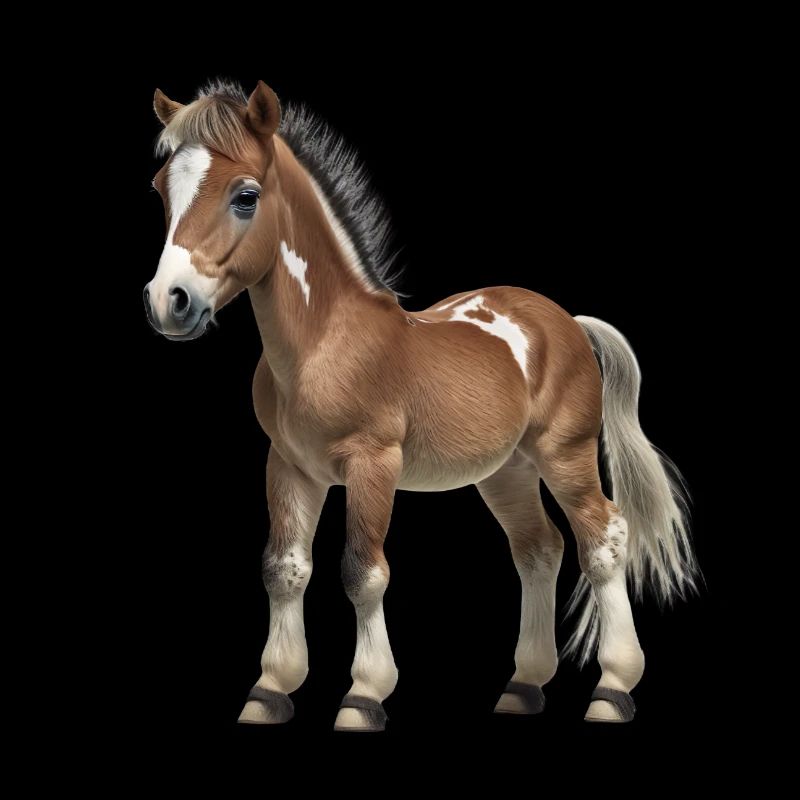 Méga mignon bébé cheval