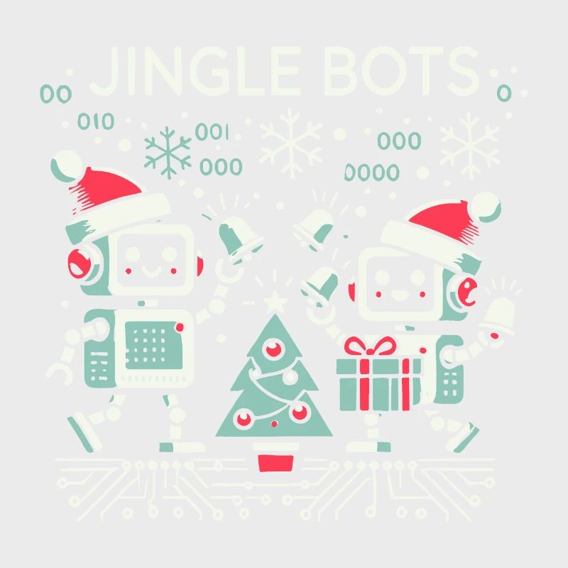 Jingle Bots - Robot de Noël avec code binaire