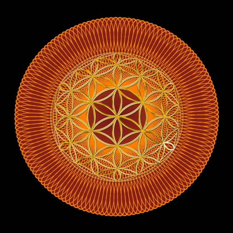 Fleur de la vie - Spirograph
