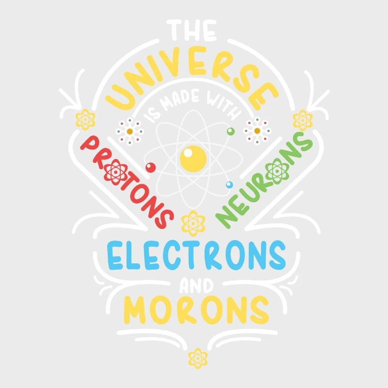 Univers est constitué d'électrons de neutrons à protons