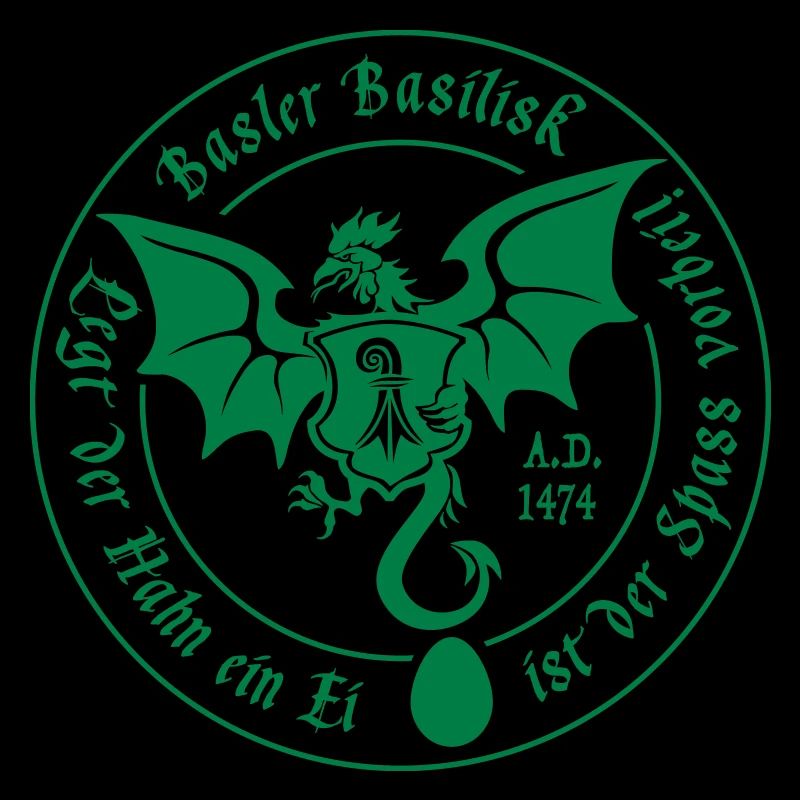 Basilisk von Basel (dunkle Variante)