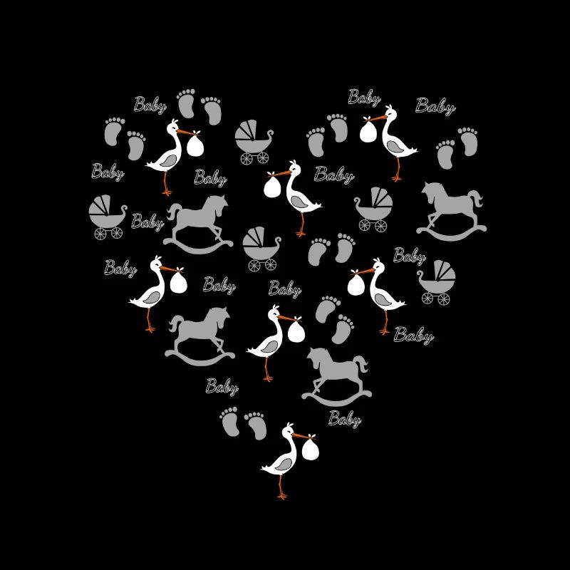 Bébé cigogne naissance