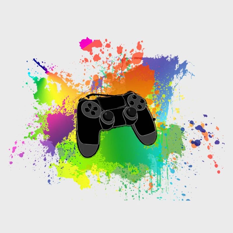 Controller color splash Colorful gaming gift idea