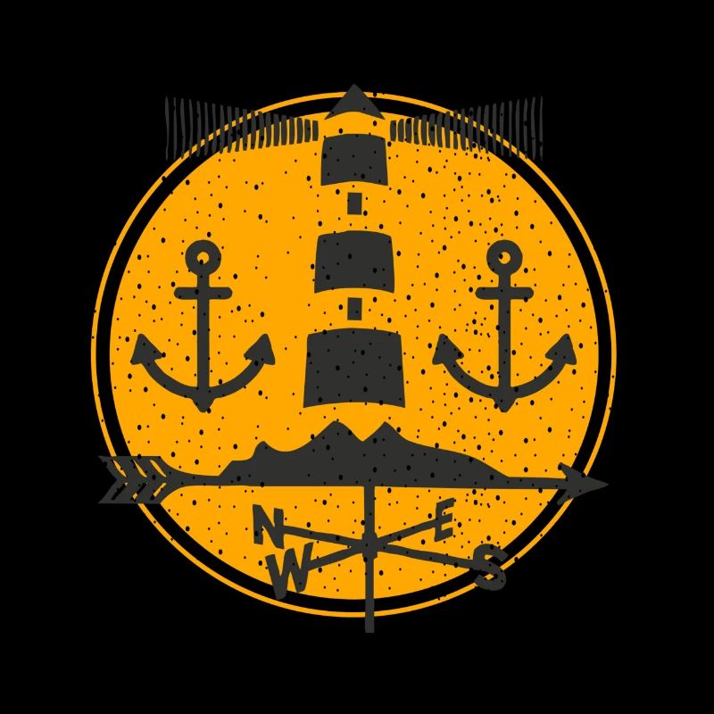 Leuchtturm Anker BalticShDesign Kompass