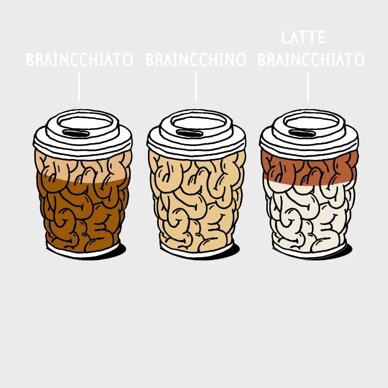 cappuccino coffee brain gift
