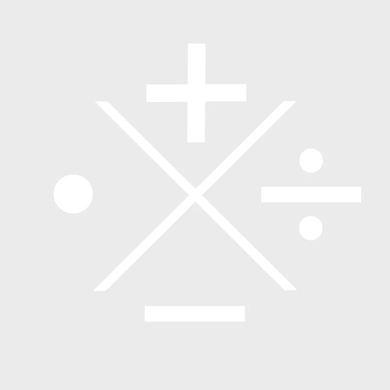 Math Symbol Plus Genius Physicist Nerd Gift