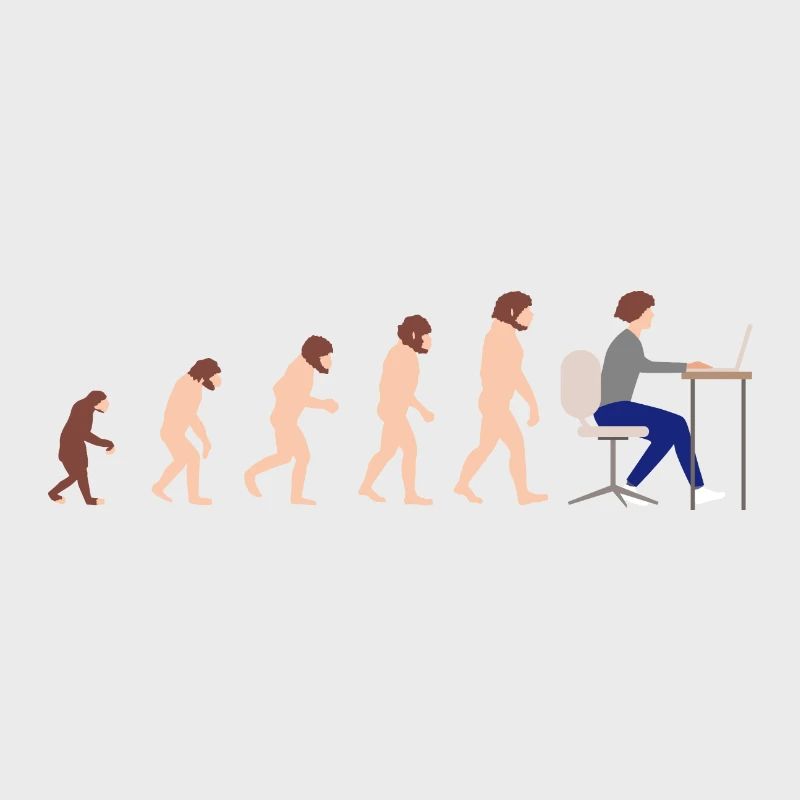 Evolution Entwickler Programmierer Lustiges Gift
