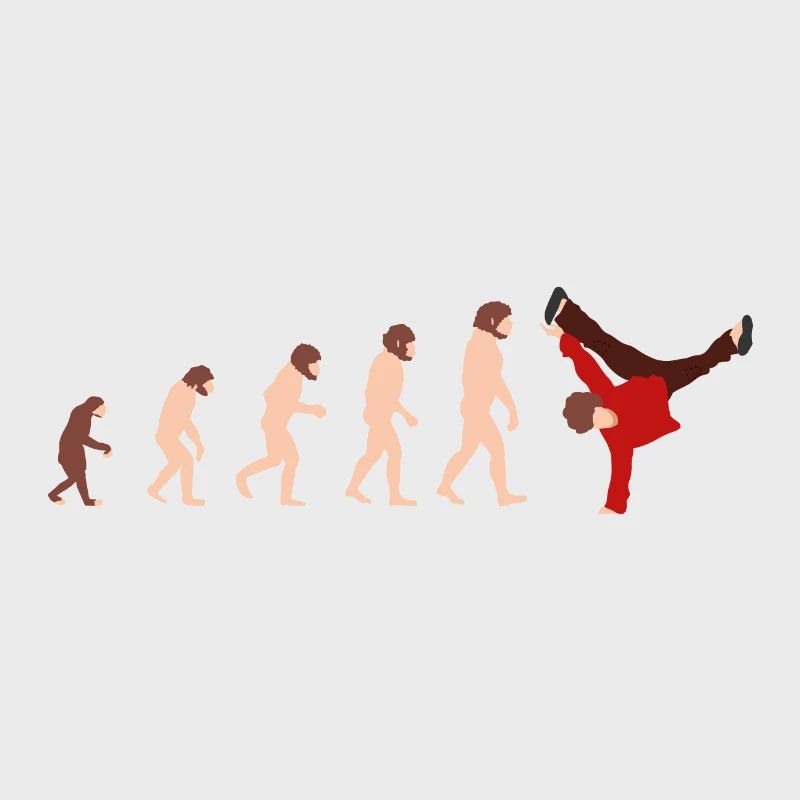 Evolution Breakdance Idée cadeau drôle