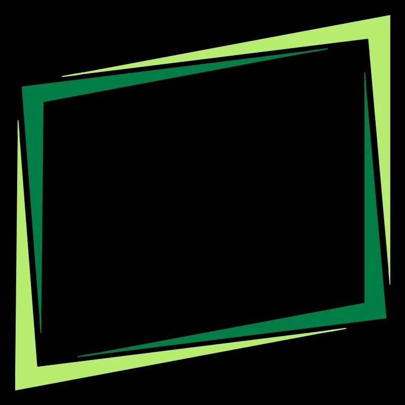 Signe de cadre rectangle