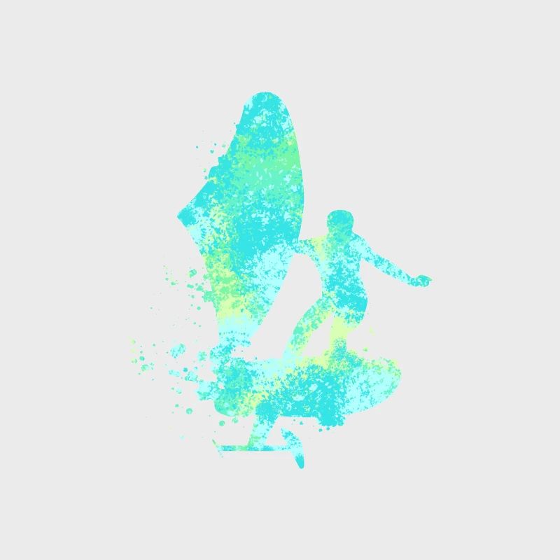 Double Exposure Wing Foiling Hydrofoiling cadeau